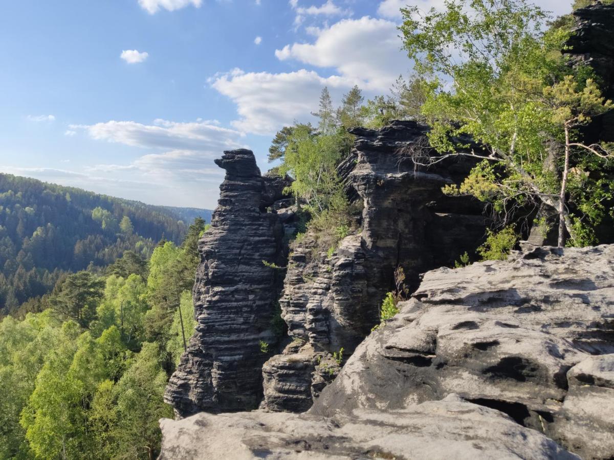 Ferienwohnung Bastei ローゼンタール＝ビーラタール エクステリア 写真